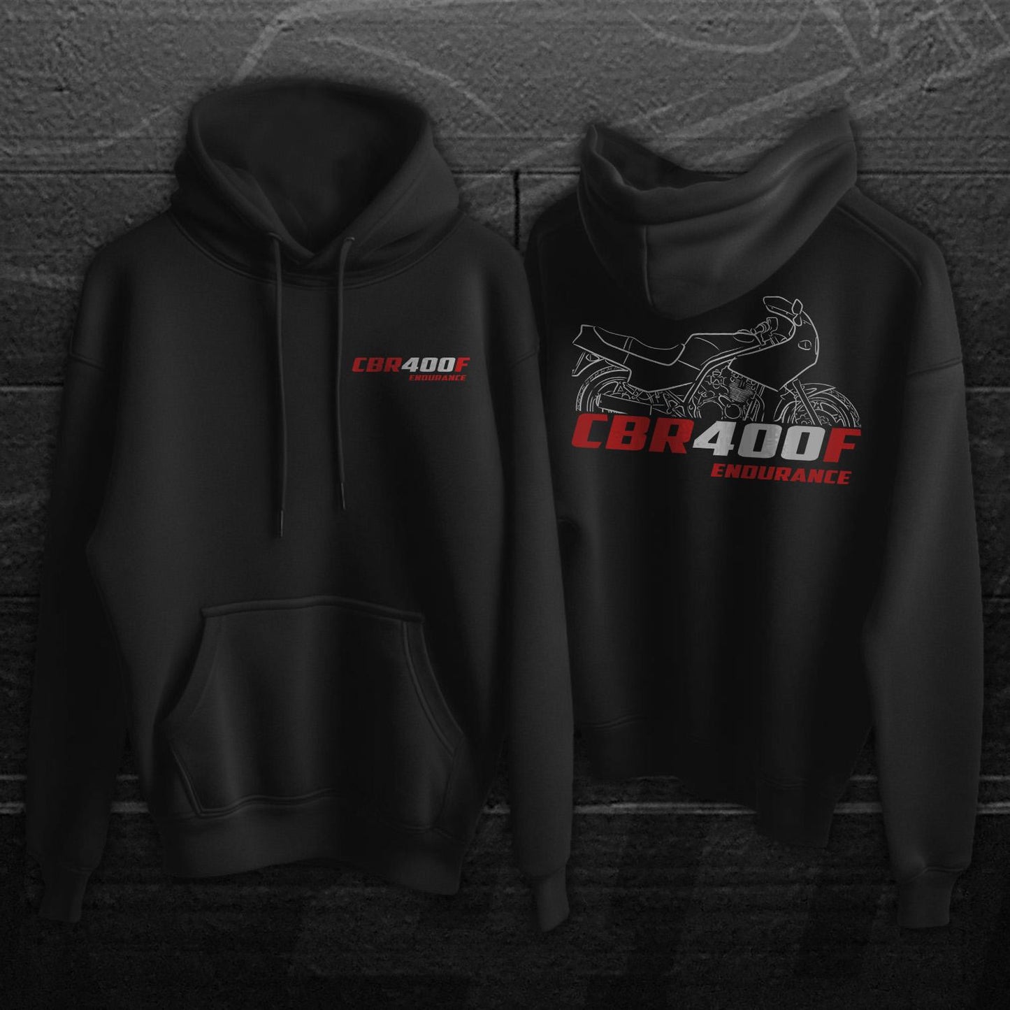 Honda CBR400F Inspired Hoodie - Motorcycle Sweatshirt