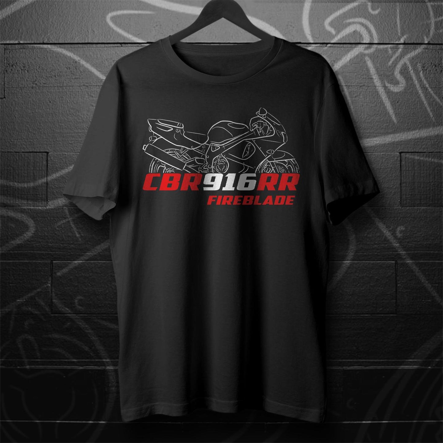 Honda CBR916RR FireBlade Inspired T-Shirt - Motorcycle Tee Shirt