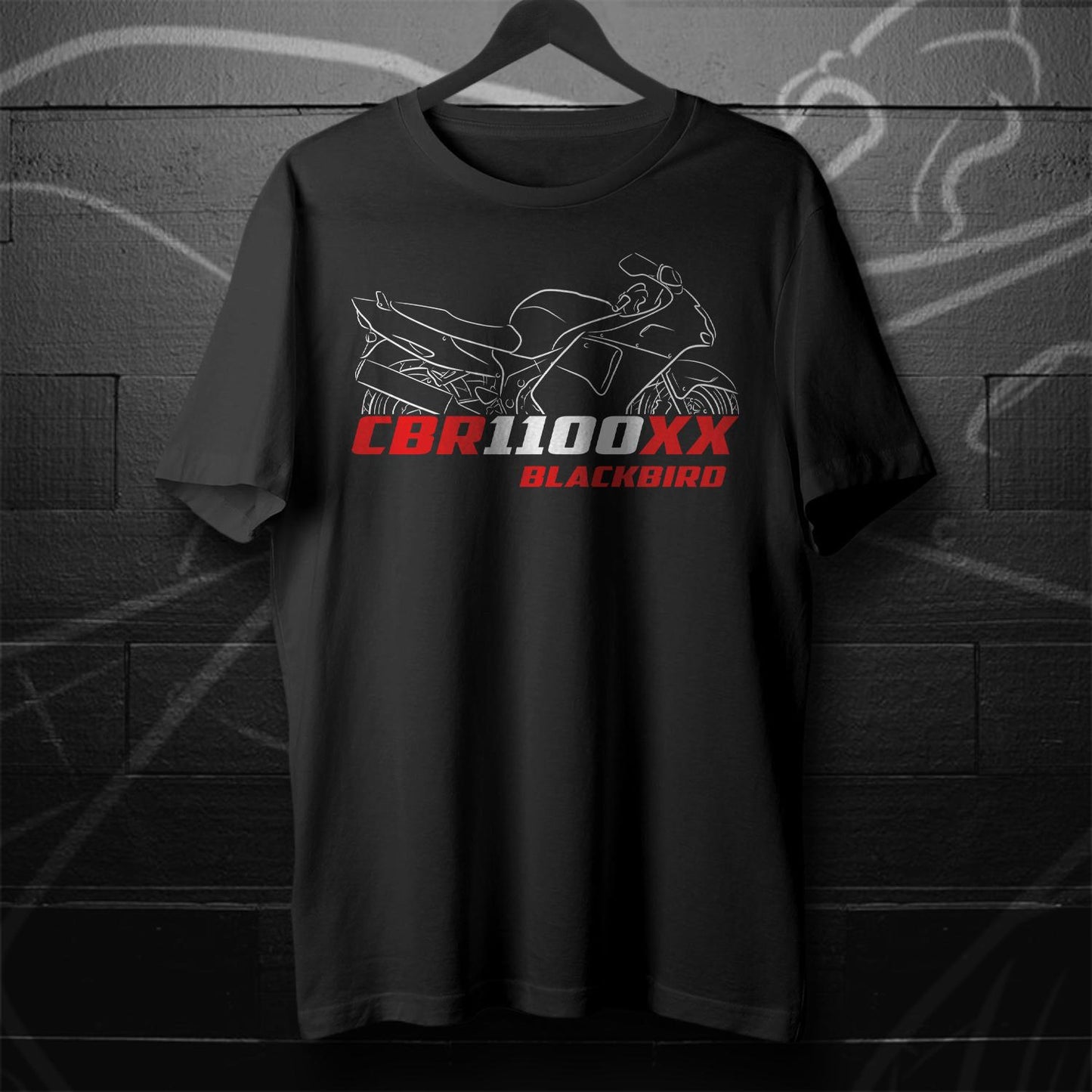 Honda CBR1100XX Blackbird Inspired T-Shirt - Motorcycle Tee Shirt