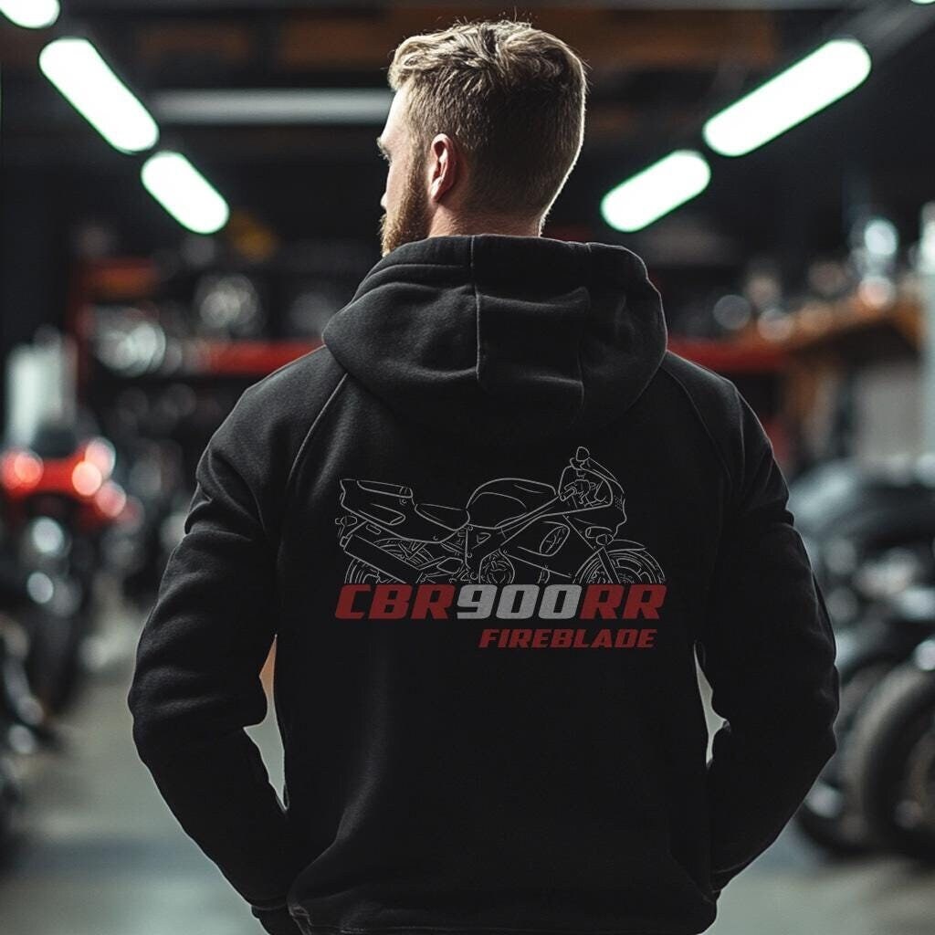 Honda CBR900RR FireBlade Inspired Hoodie - Motorcycle Sweatshirt