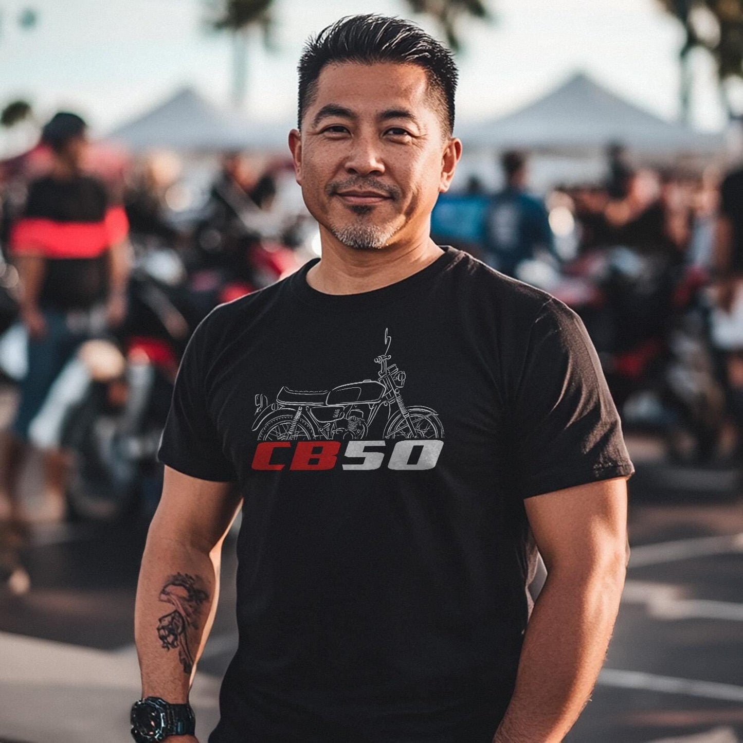 Honda CB50 Inspired T-Shirt - Motorcycle Tee Shirt