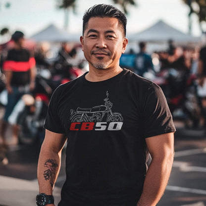 Honda CB50 Inspired T-Shirt - Motorcycle Tee Shirt