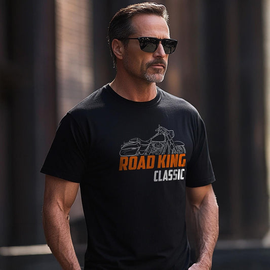 Harley-Davidson Road King Custom FLHRS & FLHRSI Inspired T-Shirt - Biker Motorcycle Tee Shirt