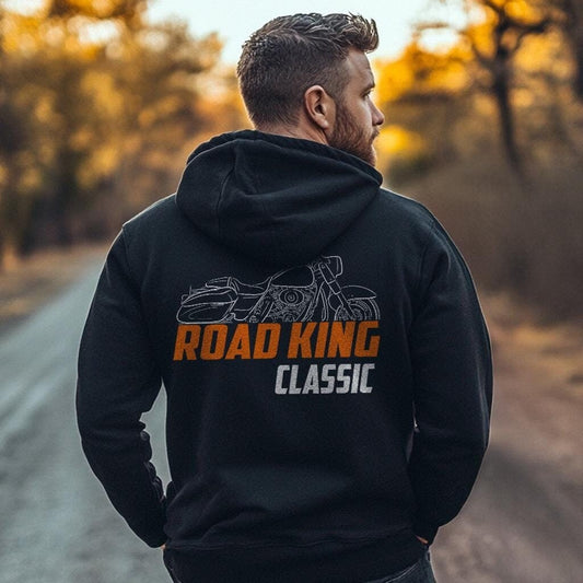 Harley-Davidson Road King Custom FLHRS & FLHRSI Inspired Hoodie - Biker Motorcycle Sweatshirt