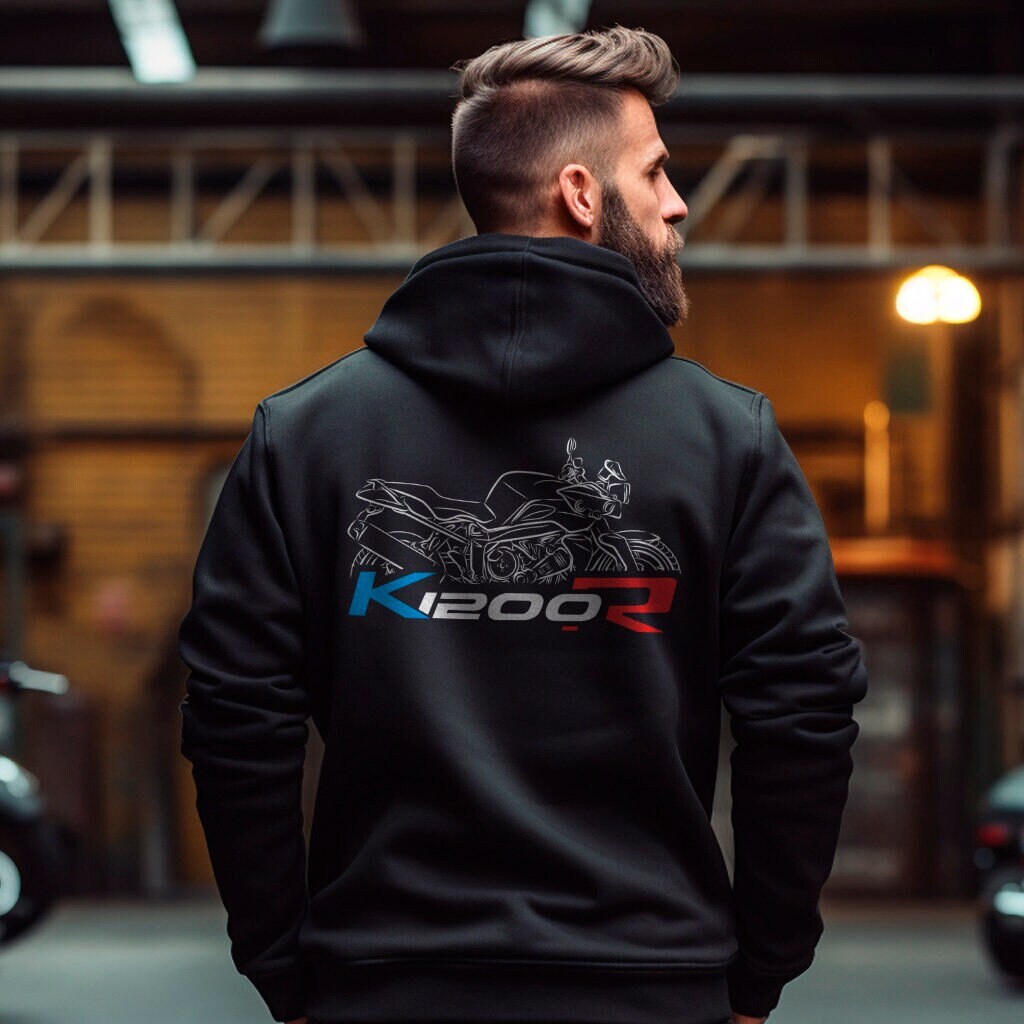 BMW K1200R Hoodie - Motorcycle Sweatshirt for Motorrad Riders