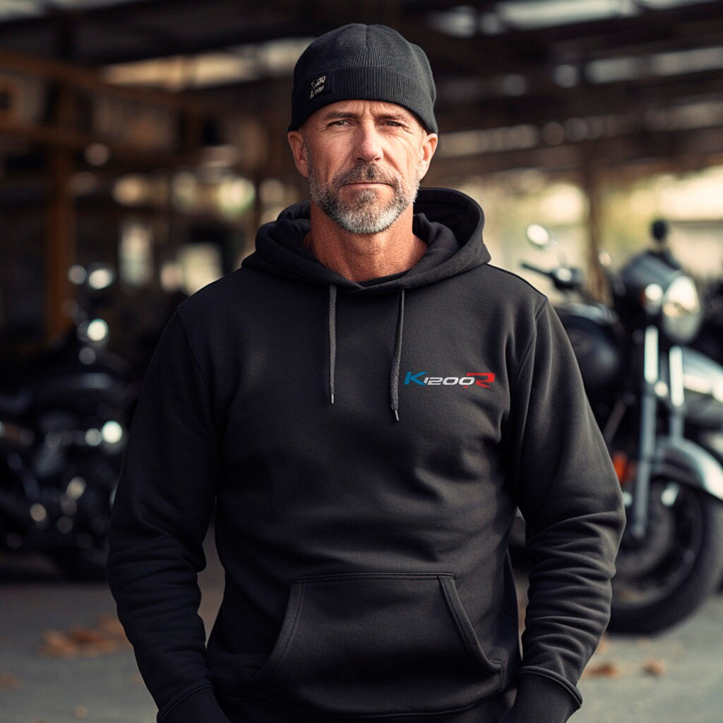 BMW K1200R Hoodie - Motorcycle Sweatshirt for Motorrad Riders