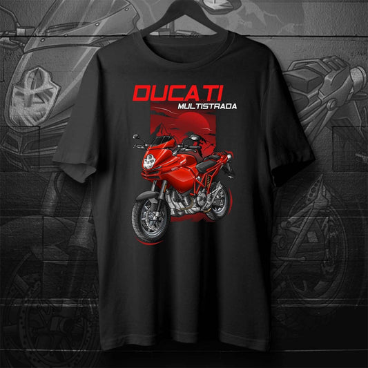 Ducati Multistrada 1000DS T-Shirt - Motorcycle Tee Shirt for ADV Riders