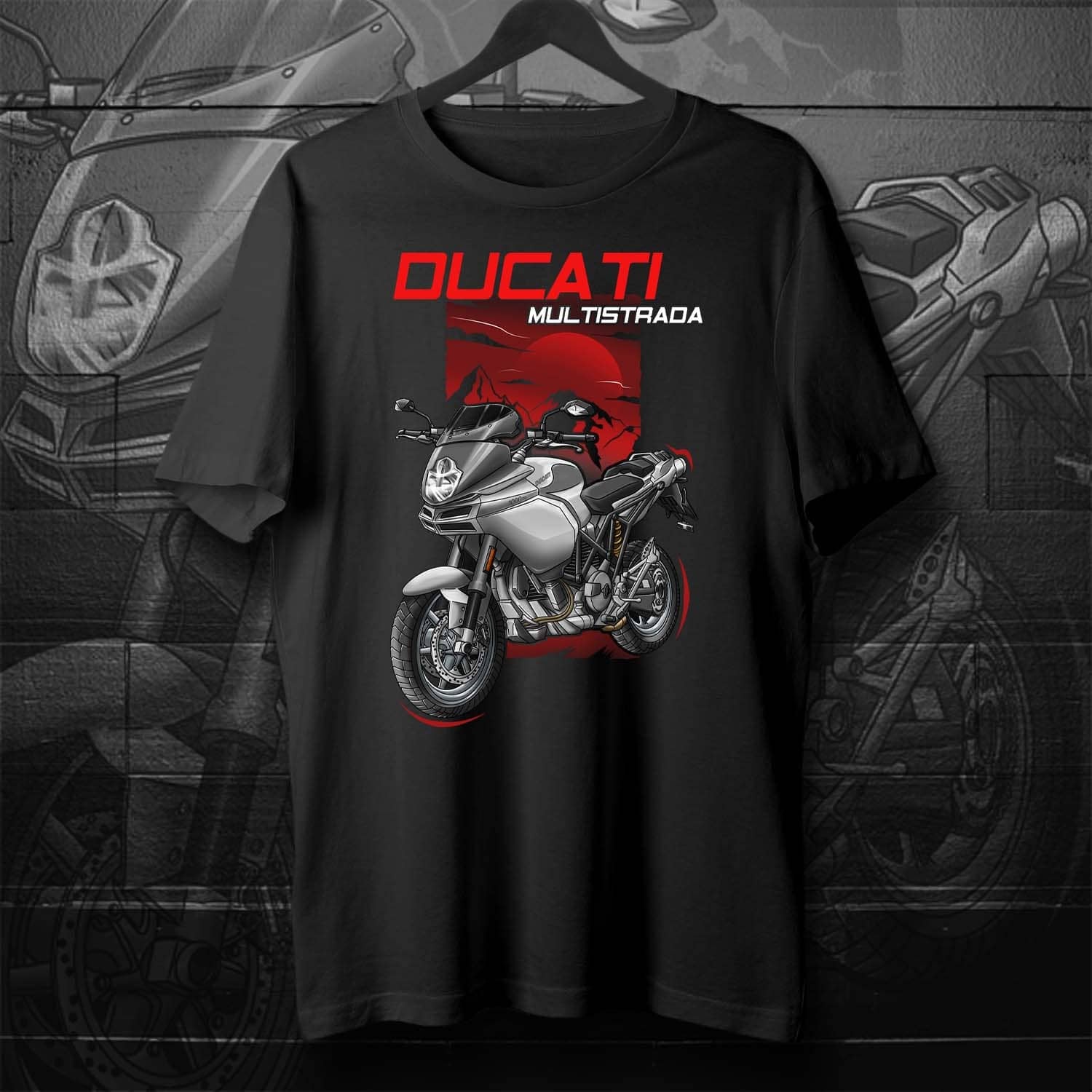 Ducati Multistrada 1000DS T-Shirt - Motorcycle Tee Shirt for ADV Riders