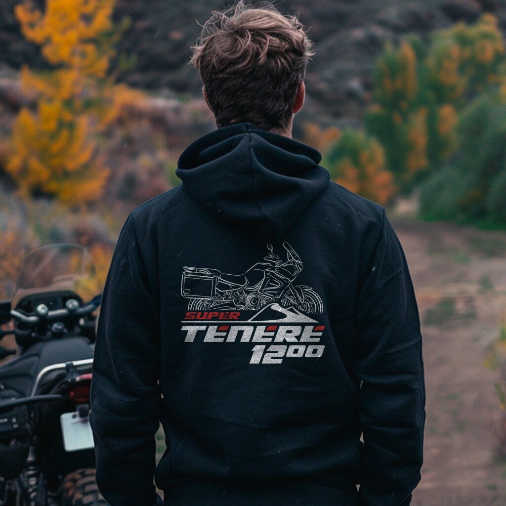 Yamaha XT1200Z Super Ténéré Hoodie - Motorcycle Sweatshirt for ADV Riders