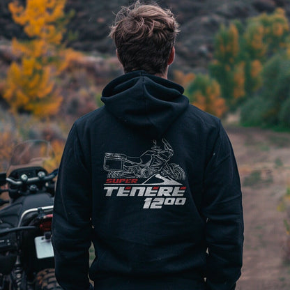 Yamaha XT1200Z Super Ténéré Hoodie - Motorcycle Sweatshirt for ADV Riders