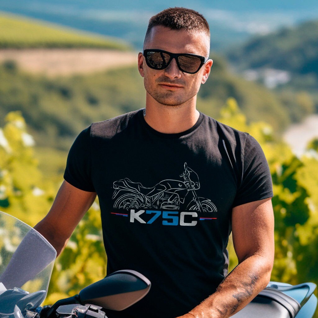 BMW K75C T-Shirt - Motorcycle Tee Shirt for Motorrad Riders
