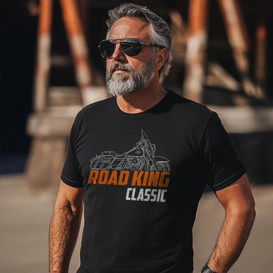 Harley-Davidson Road King Classic FLHRCI Inspired T-Shirt - Biker Motorcycle Tee Shirt