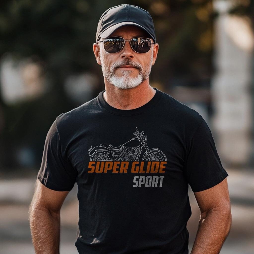 Harley-Davidson FXDX & FXDXI Super Glide Sport Inspired T-Shirt - Biker Motorcycle Tee Shirt