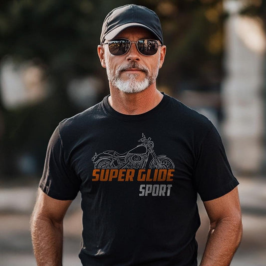 Harley-Davidson FXDX & FXDXI Super Glide Sport Inspired T-Shirt - Biker Motorcycle Tee Shirt