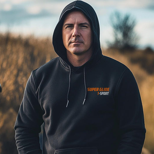 Harley-Davidson FXDX-T Super Glide T-Sport Inspired Hoodie - Biker Motorcycle Sweatshirt