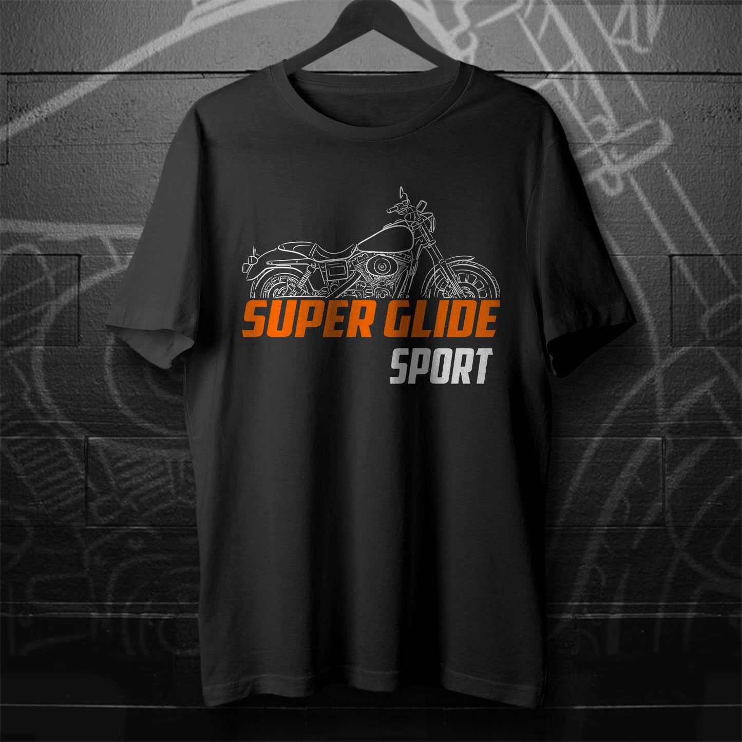 Harley-Davidson FXDX & FXDXI Super Glide Sport Inspired T-Shirt - Biker Motorcycle Tee Shirt