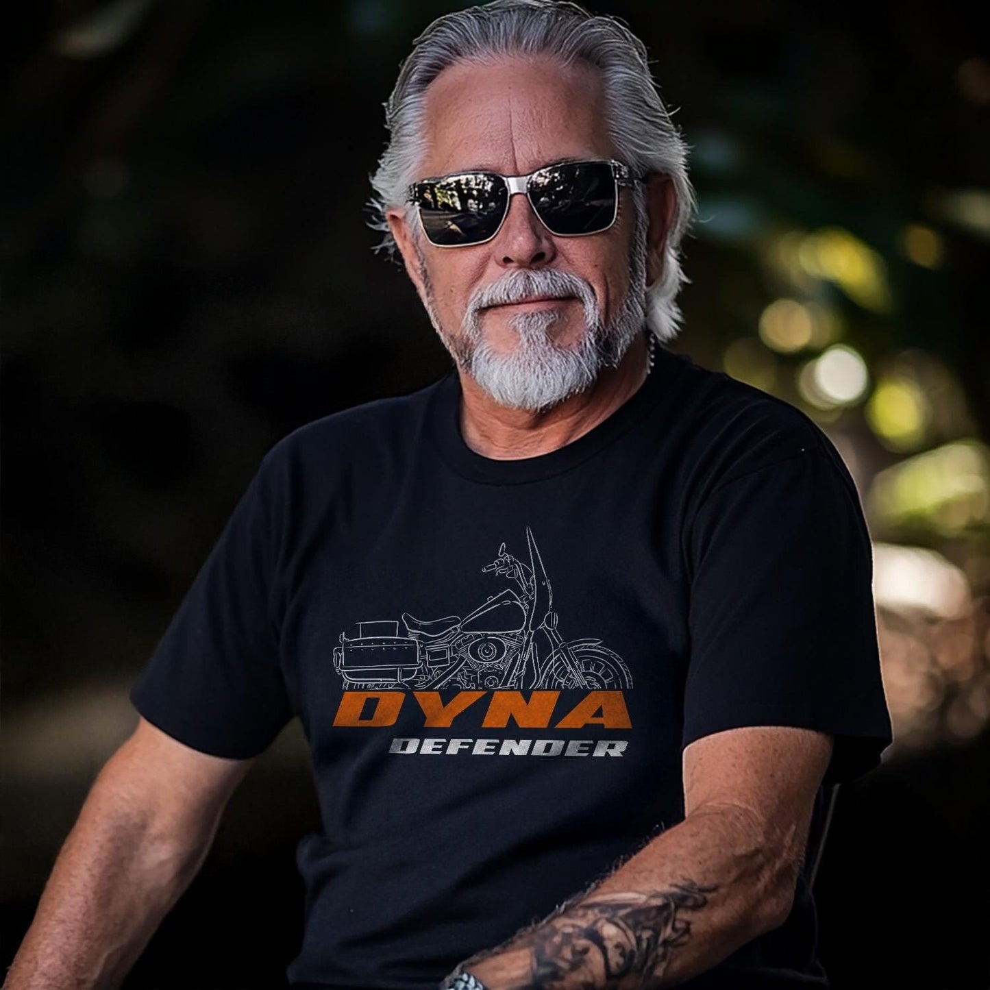 Harley-Davidson FXDP Dyna Defender Inspired T-Shirt - Biker Motorcycle Tee Shirt