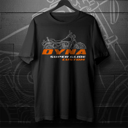 Harley-Davidson FXDC Dyna Super Glide Custom Inspired T-Shirt - Biker Motorcycle Tee Shirt
