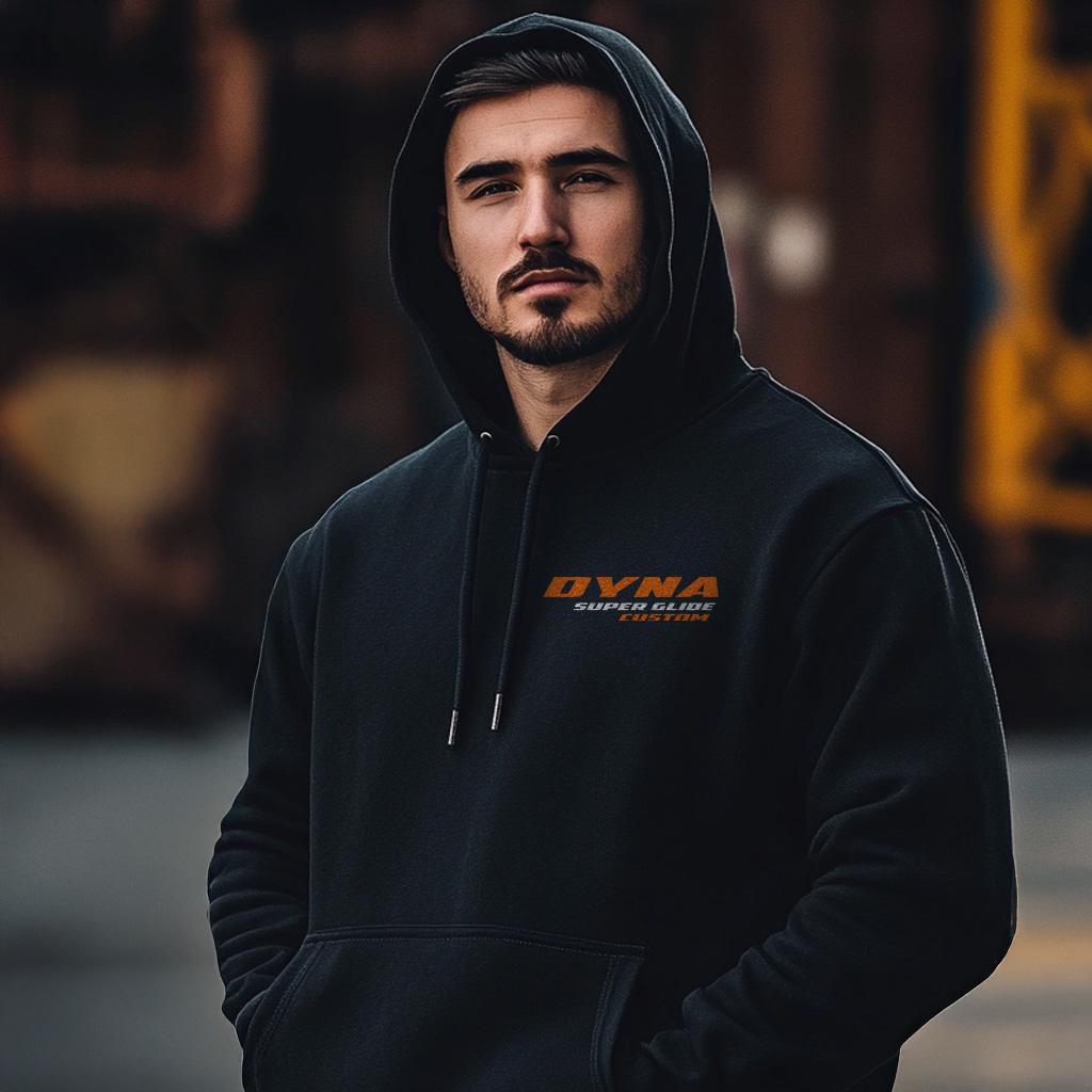 Harley-Davidson FXDC Dyna Super Glide Custom Inspired Hoodie - Biker Motorcycle Sweatshirt