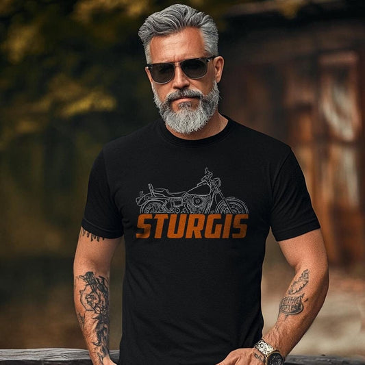 Harley-Davidson FXDB Sturgis 1991 Inspired T-Shirt - Biker Motorcycle Tee Shirt
