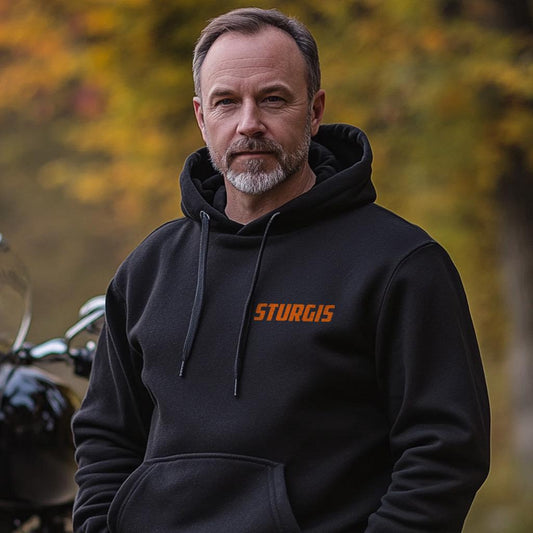 Harley-Davidson FXDB Sturgis 1991 Inspired Hoodie - Biker Motorcycle Sweatshirt