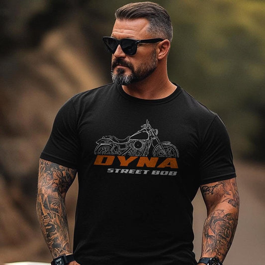 Harley-Davidson FXDB Dyna Street Bob Inspired T-Shirt - Biker Motorcycle Tee Shirt