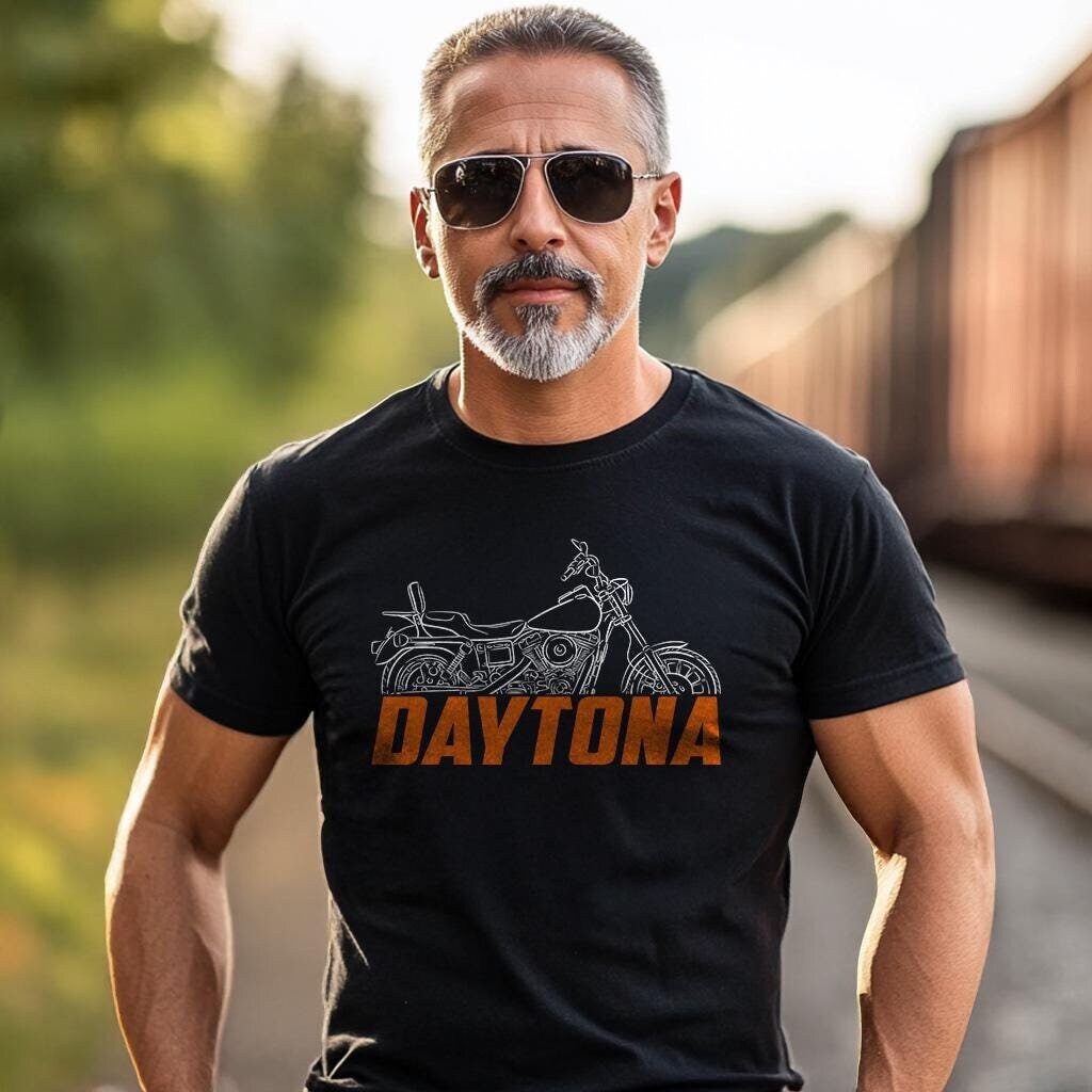 Harley-Davidson FXDB Daytona 1992 Inspired T-Shirt - Biker Motorcycle Tee Shirt