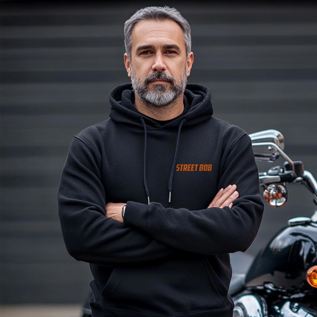 Harley-Davidson FXDB & FXDBI Street Bob Inspired Hoodie - Biker Motorcycle Sweatshirt