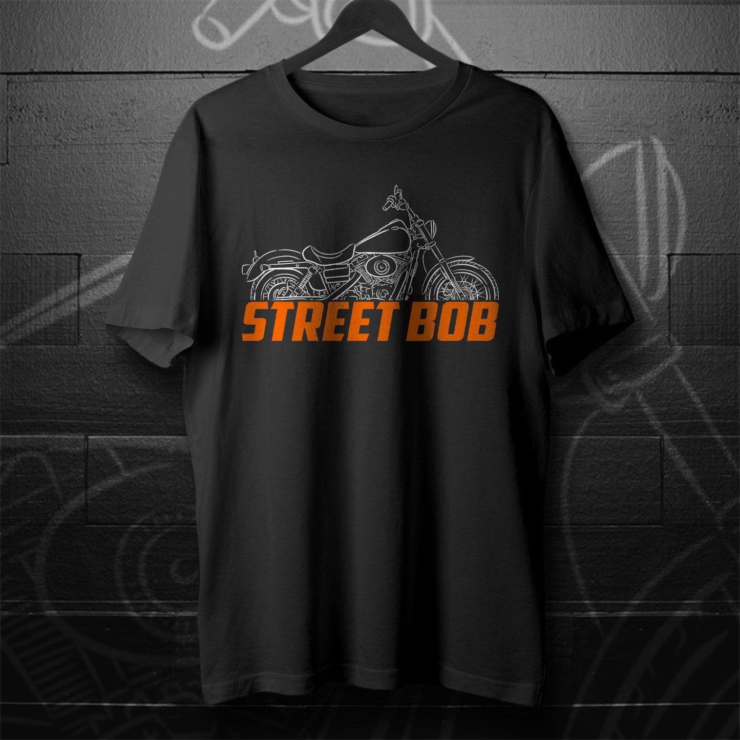 Harley-Davidson FXDB & FXDBI Street Bob Inspired T-Shirt - Biker Motorcycle Tee Shirt