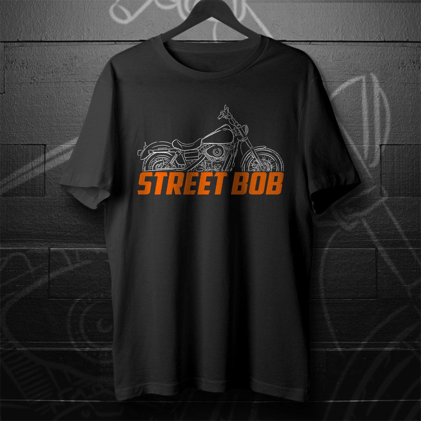 Harley-Davidson FXDB & FXDBI Street Bob Inspired T-Shirt - Biker Motorcycle Tee Shirt