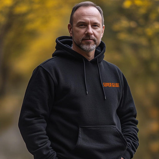 Harley-Davidson FXD Super Glide Inspired Hoodie - Biker Motorcycle Sweatshirt