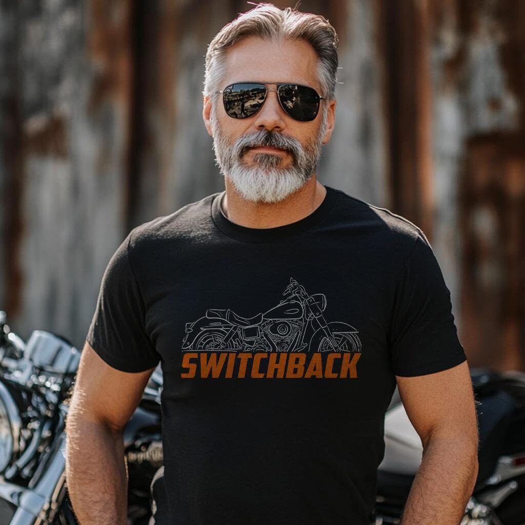 Harley-Davidson FLD Switchback Inspired T-Shirt - Biker Motorcycle Tee Shirt