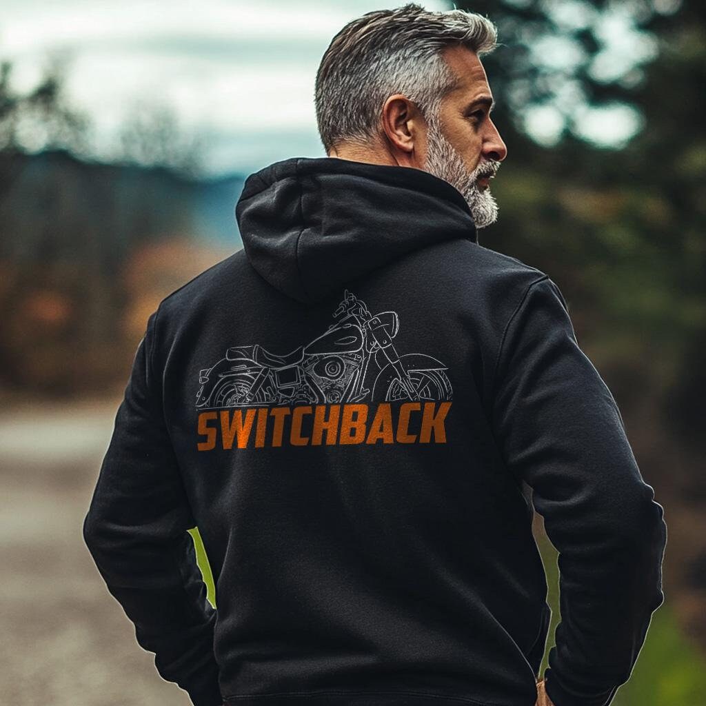 Harley-Davidson FLD Switchback Inspired Hoodie - Biker Motorcycle Sweatshirt