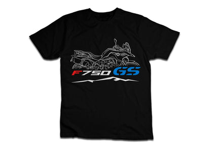 BMW F750GS T-Shirt - Motorcycle Tee Shirt for Riders