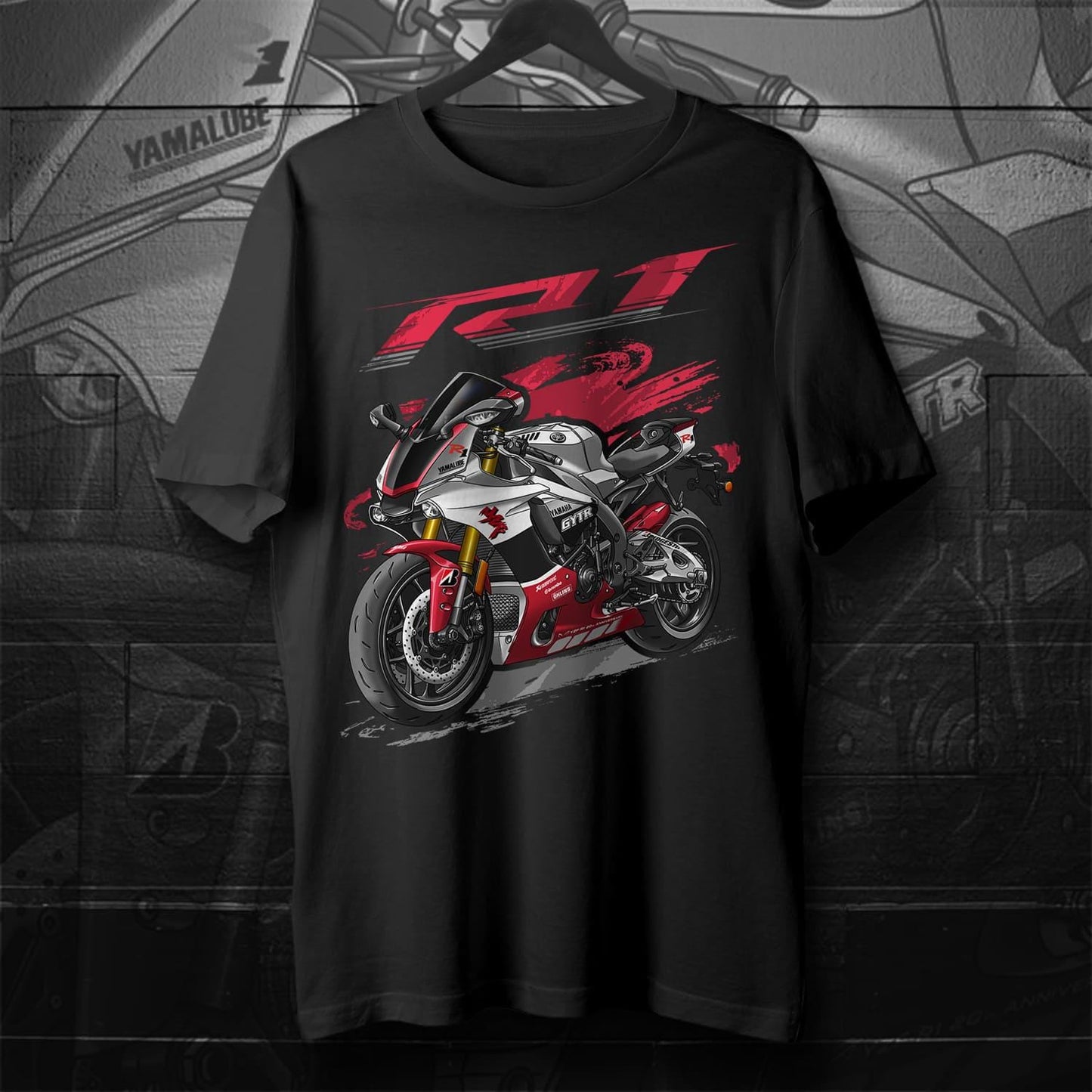Yamaha YZF-R1 2018-19 Inspired T-Shirt - Motorcycle Tee Shirt