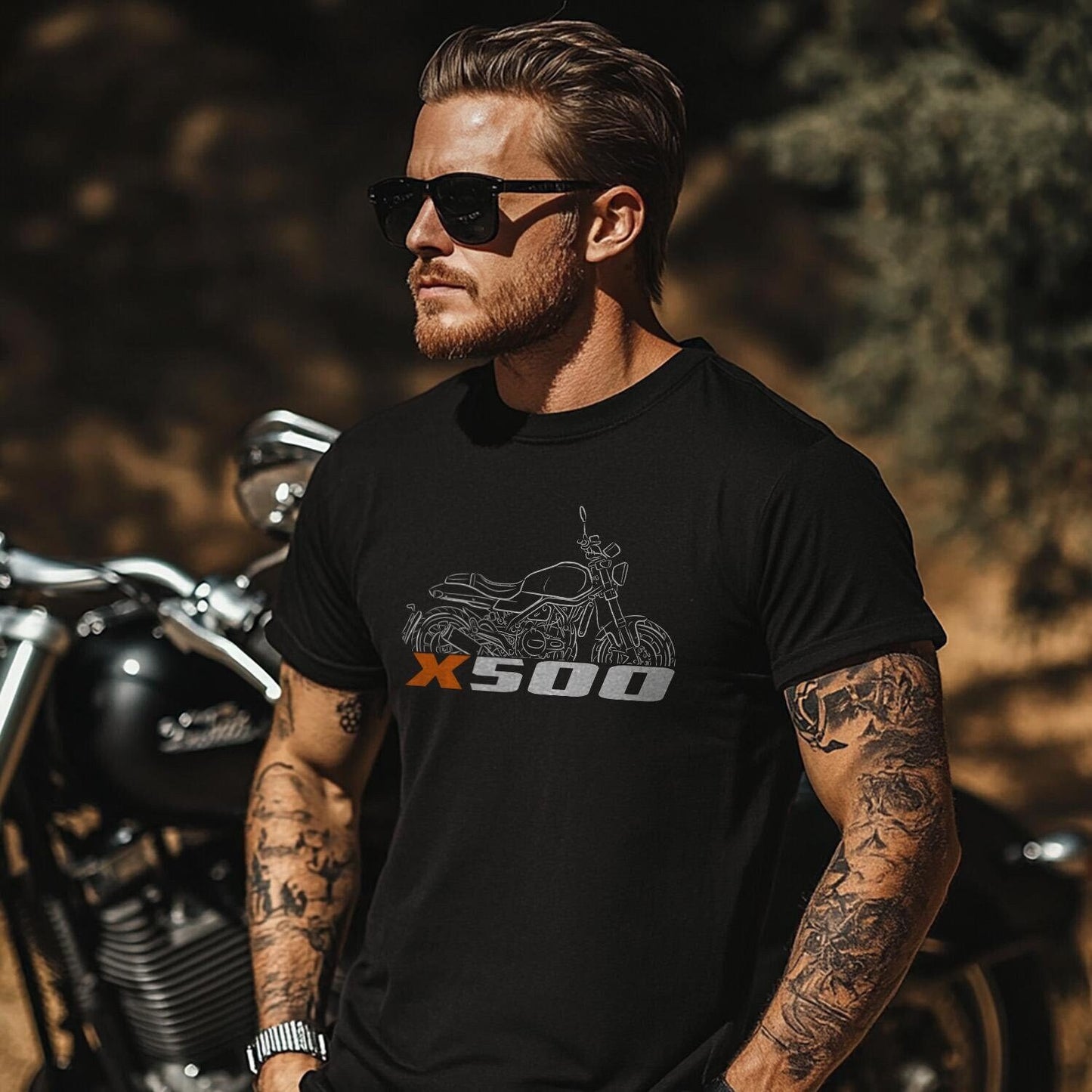 Harley-Davidson X500 Inspired T-Shirt - Biker Motorcycle Tee Shirt