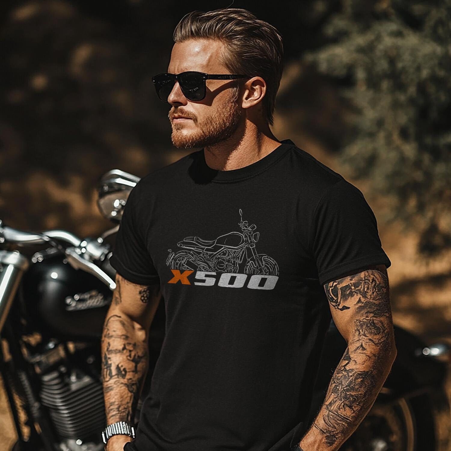 Harley-Davidson X500 Inspired T-Shirt - Biker Motorcycle Tee Shirt