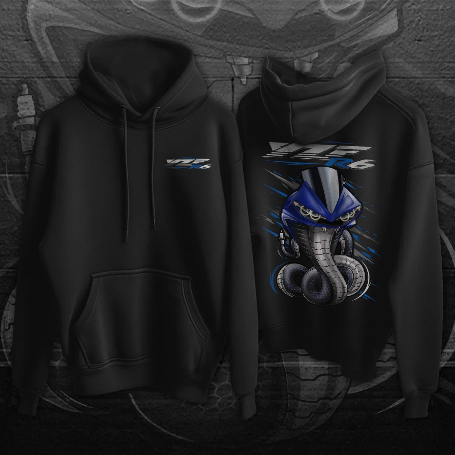 Yamaha YZF-R6 Inspired Hoodies - Motorcycle Sweatshirt