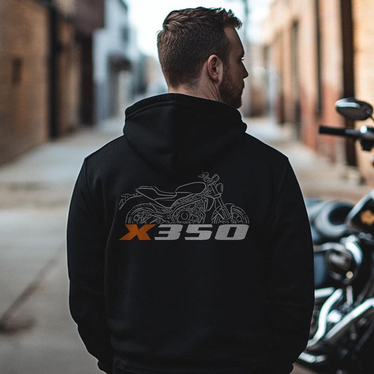 Harley-Davidson X350 Inspired Hoodie - Biker Motorcycle Sweatshirt