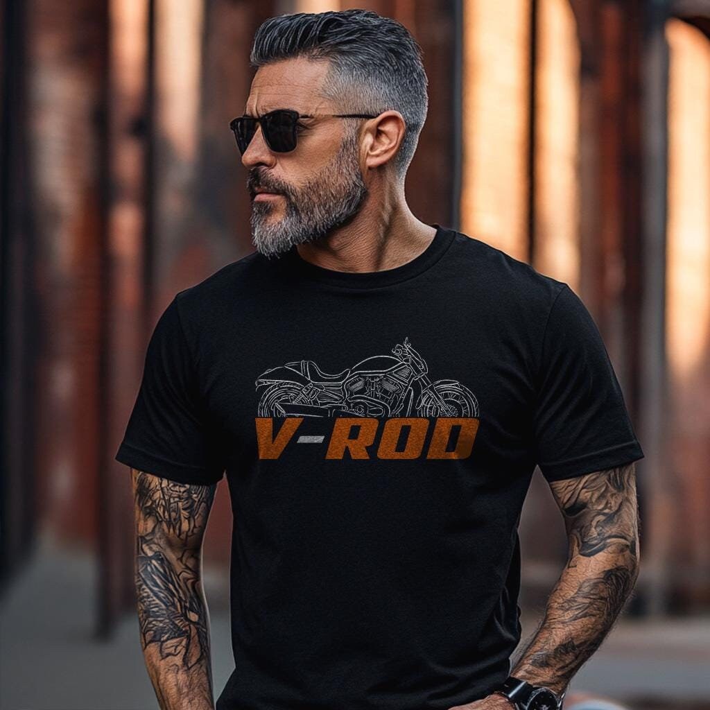 Harley-Davidson VRSCX 2007 Inspired T-Shirt - Biker Motorcycle Tee Shirt