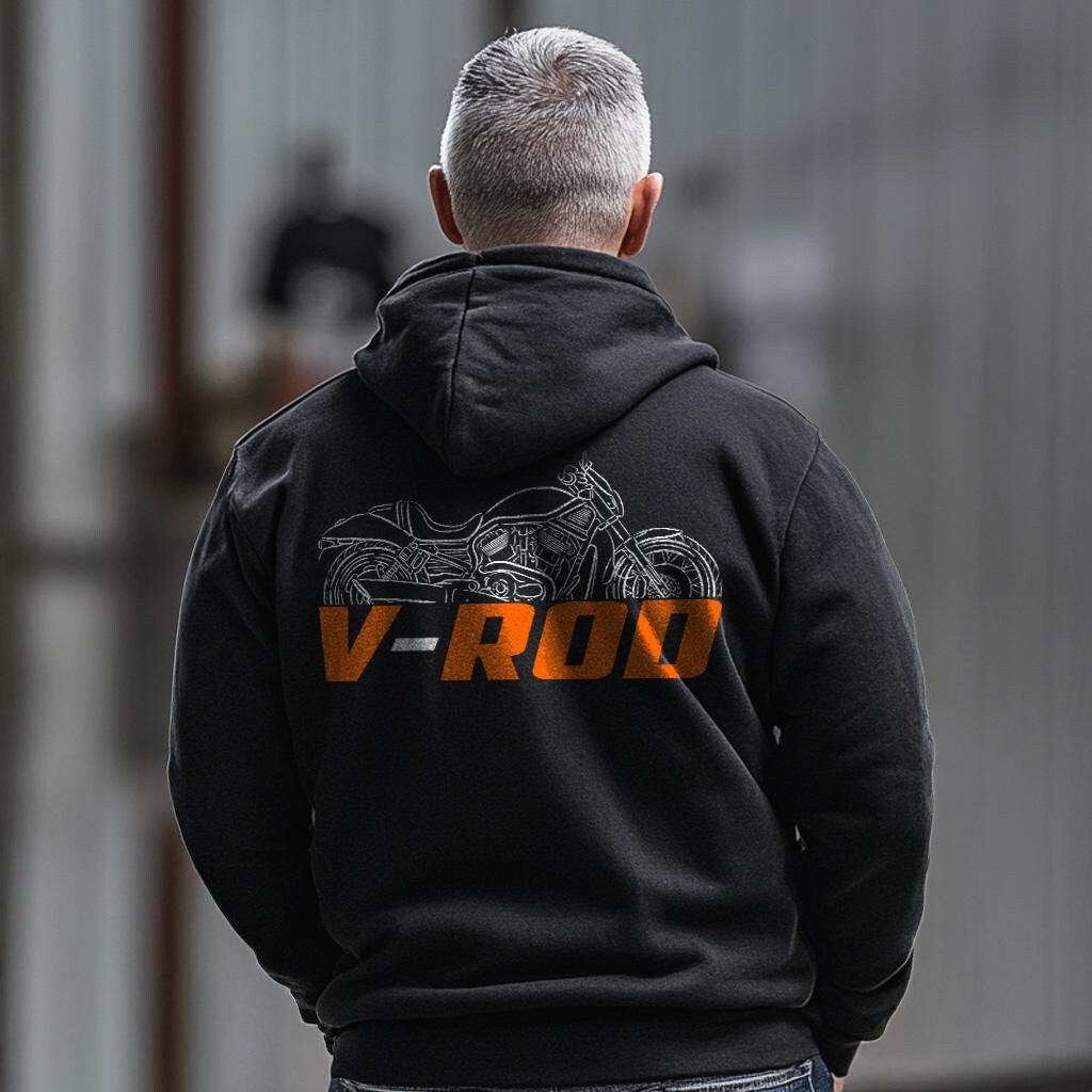 Harley-Davidson VRSCX 2007 Inspired Hoodie - Biker Motorcycle Sweatshirt
