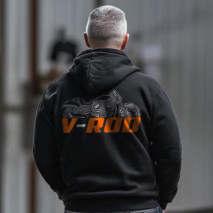 Harley-Davidson VRSCX 2007 Inspired Hoodie - Biker Motorcycle Sweatshirt