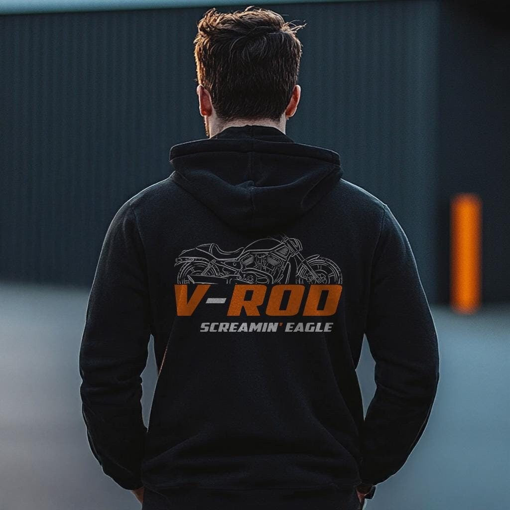 Harley-Davidson VRSCSE & VRSCSE2 Screamin Eagle V-Rod Destroyer Inspired Hoodie - Biker Motorcycle Sweatshirt