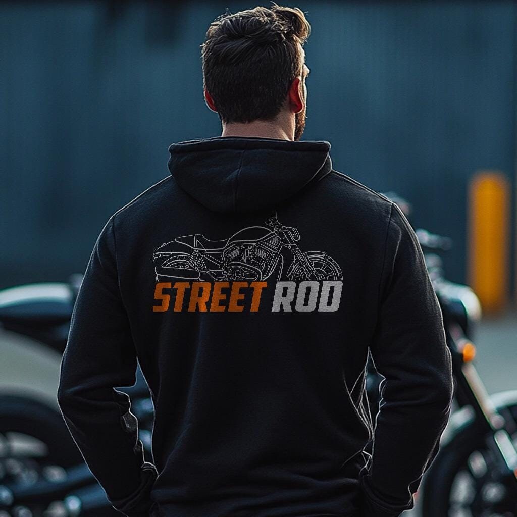 Harley-Davidson VRSCR Street Rod Inspired Hoodie - Biker Motorcycle Sweatshirt