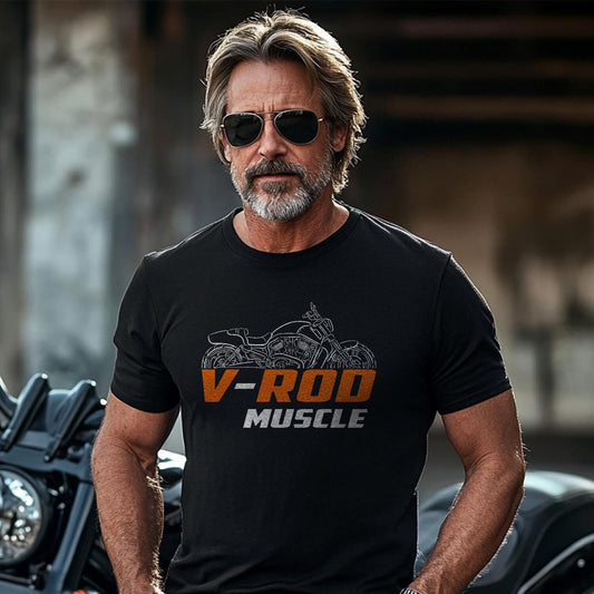 Harley-Davidson VRSCF V-Rod Muscle Inspired T-Shirt - Biker Motorcycle Tee Shirt