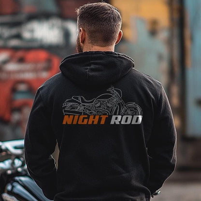 Harley-Davidson VRSCD Night Rod Inspired Hoodie - Biker Motorcycle Sweatshirt
