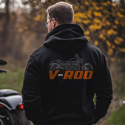 Harley-Davidson VRSCB V-ROD Inspired Hoodie - Biker Motorcycle Sweatshirt