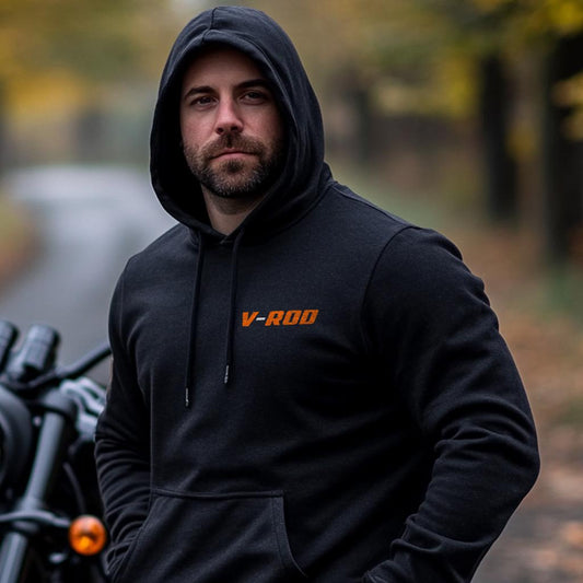 Harley-Davidson VRSCB V-ROD Inspired Hoodie - Biker Motorcycle Sweatshirt