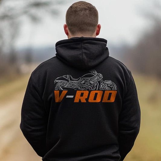 Harley-Davidson VRSCAW V-Rod Inspired Hoodie - Biker Motorcycle Sweatshirt