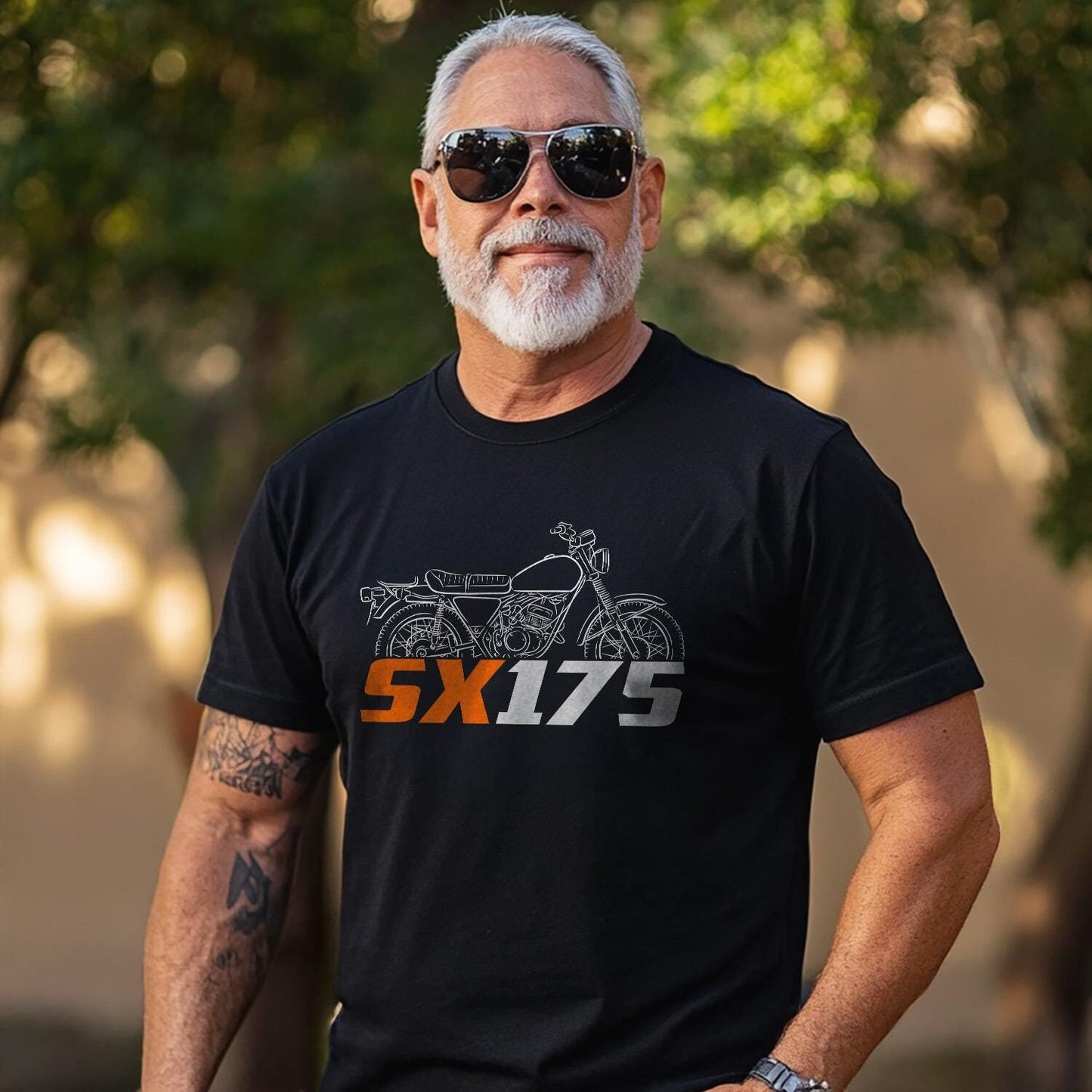 Harley-Davidson SX 175 Inspired T-Shirt - Biker Motorcycle Tee Shirt